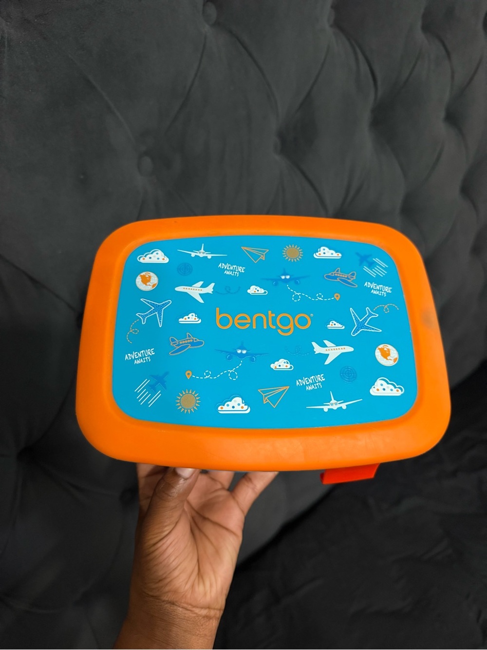 Kids Bentgo Lunch Box - Orange and Blue